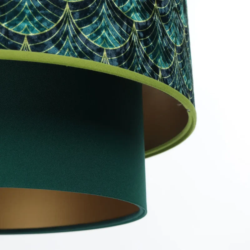 Suspension Luminaire | DOBLO (Vert/Doré)
