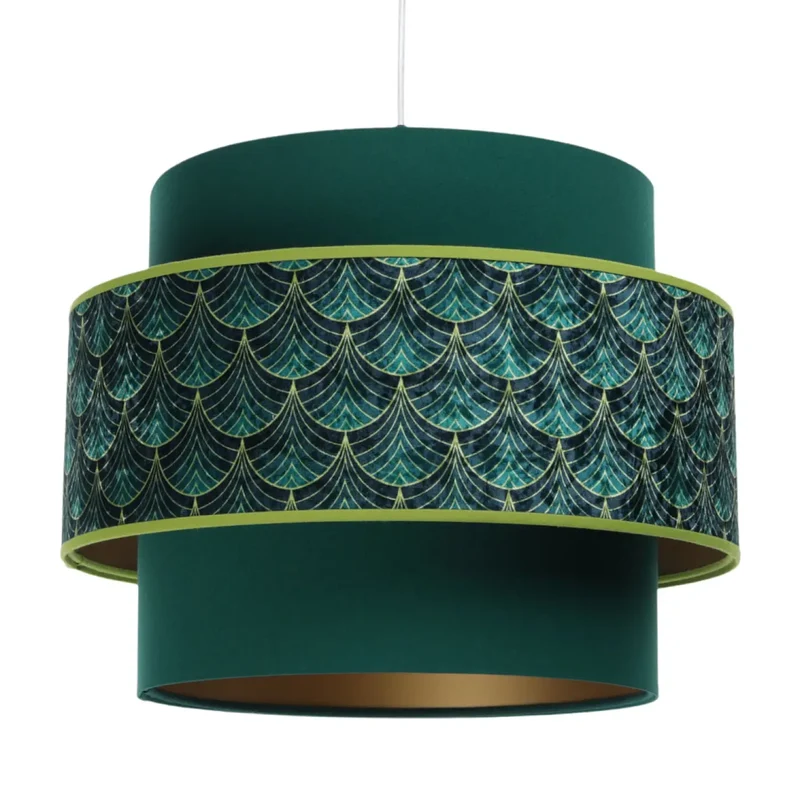 Suspension Luminaire | DOBLO (Vert/Doré)