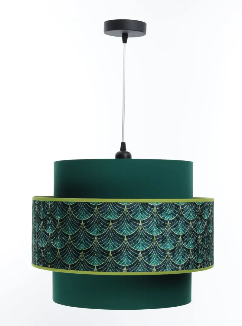 Suspension Luminaire | DOBLO (Vert/Doré)