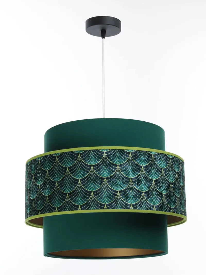 Suspension Luminaire | DOBLO (Vert/Doré)