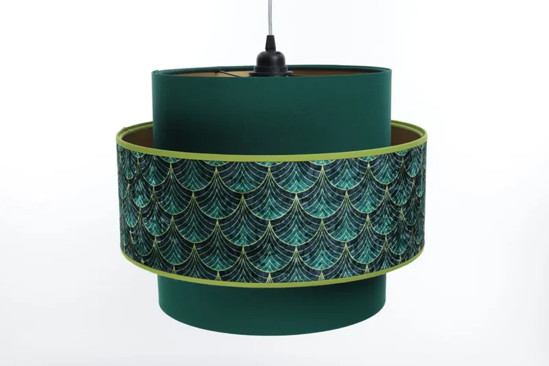 Suspension Luminaire | DOBLO (Vert/Doré)