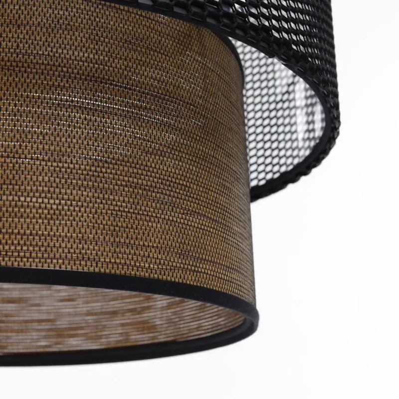 Suspension Luminaire | DOBLO (Marron/Noir)