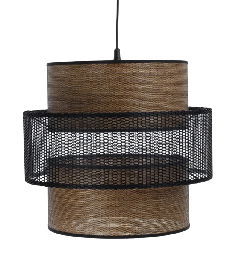 Suspension Luminaire | DOBLO (Marron/Noir)