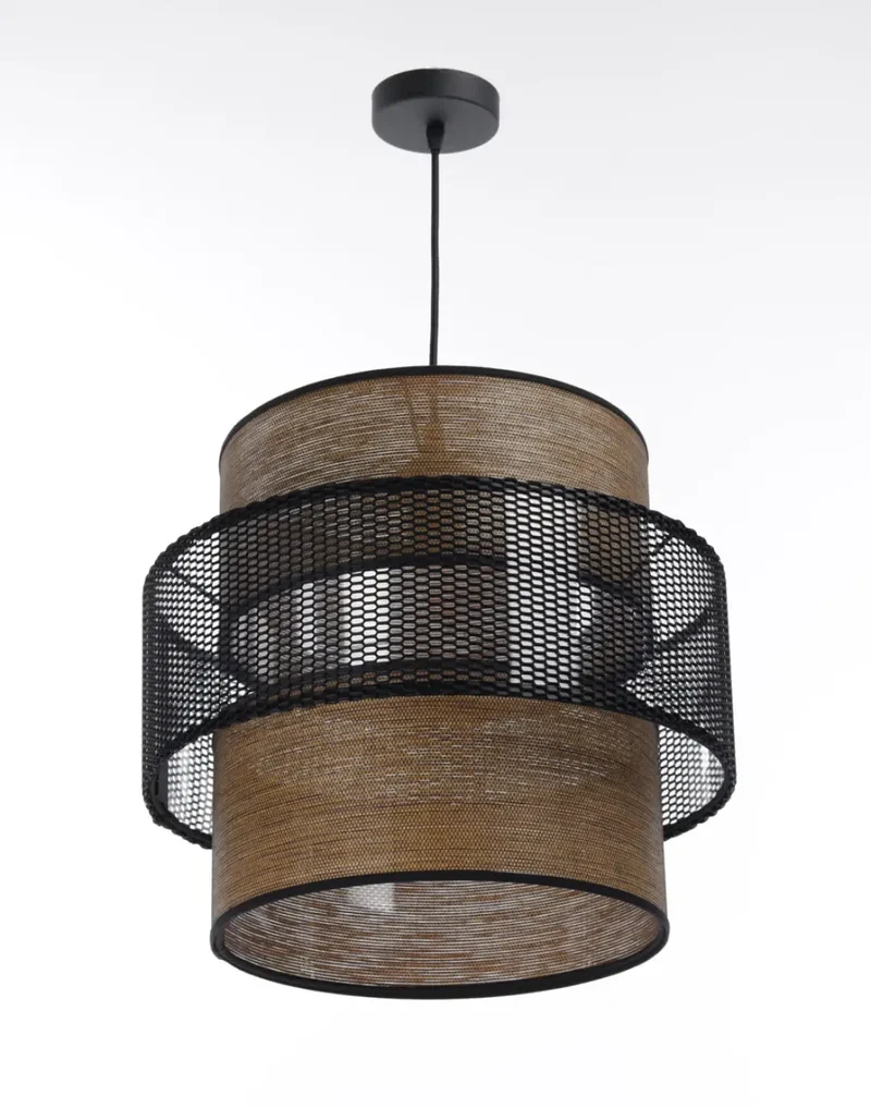 Suspension Luminaire | DOBLO (Marron/Noir)