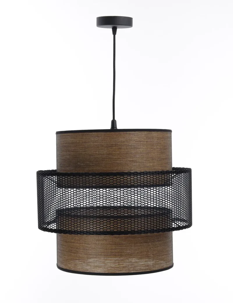Suspension Luminaire | DOBLO (Marron/Noir)