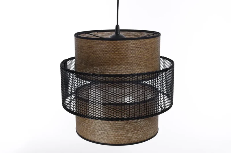 Suspension Luminaire | DOBLO (Marron/Noir)