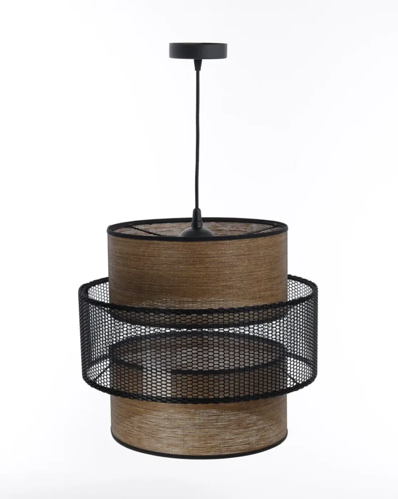 Suspension Luminaire | DOBLO (Marron/Noir)