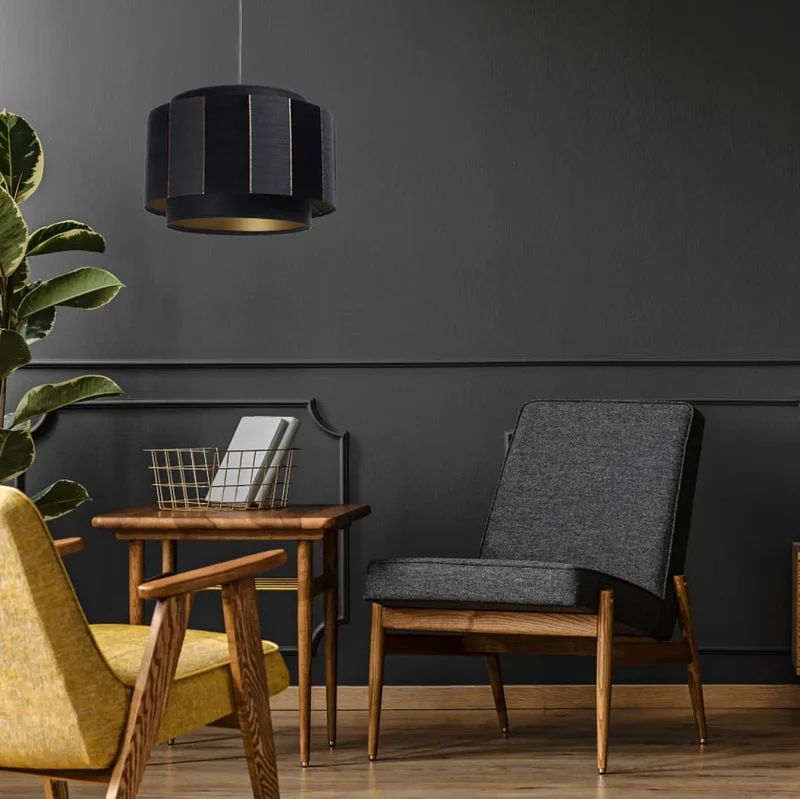 Suspension Luminaire | DOBLO (Noir/Doré)