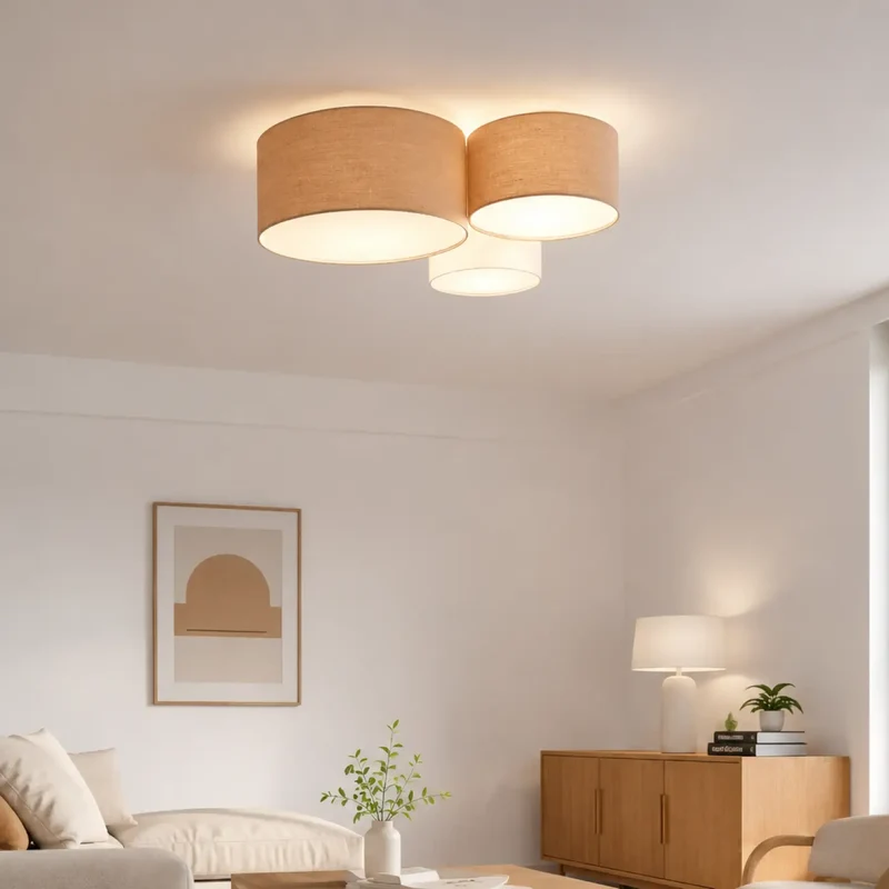 Luminaire Plafonnier | TRIO BOHO (Crème/Ecru/Caramel)