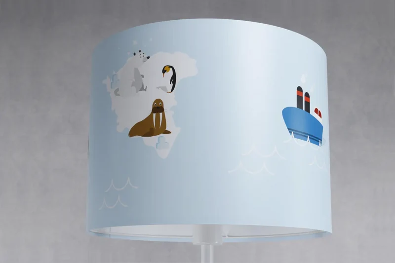 Lampadaire | SWEET DREAMS (Bleu Pastel/Blanc/Marron)