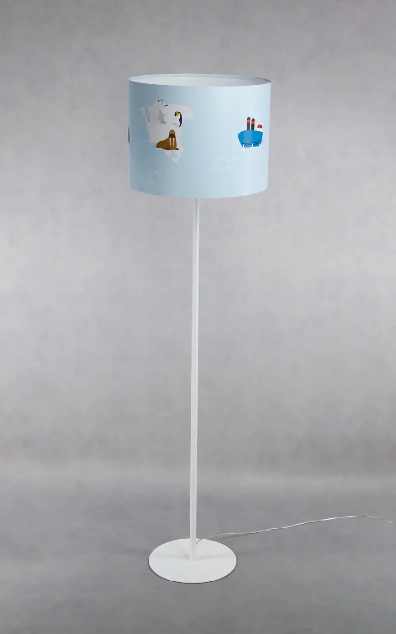 Lampadaire | SWEET DREAMS (Bleu Pastel/Blanc/Marron)