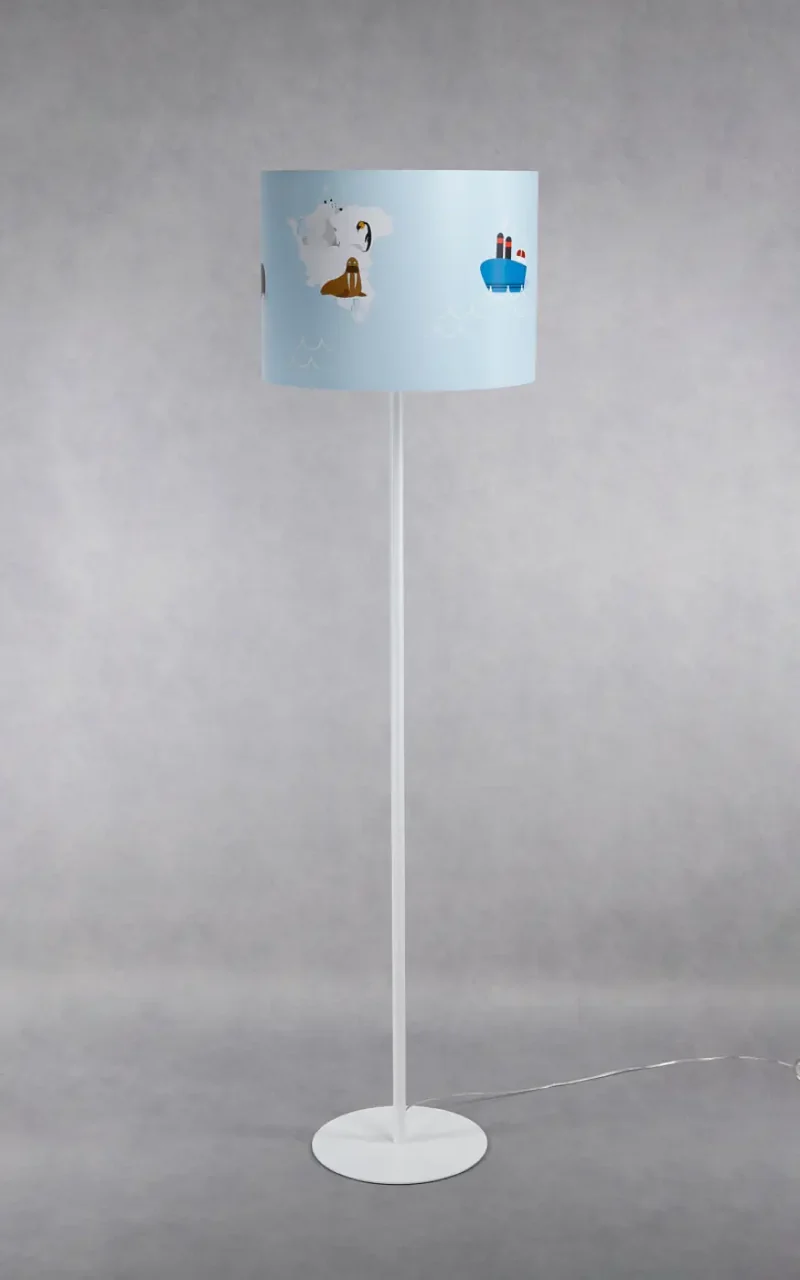 Lampadaire | SWEET DREAMS (Bleu Pastel/Blanc/Marron)