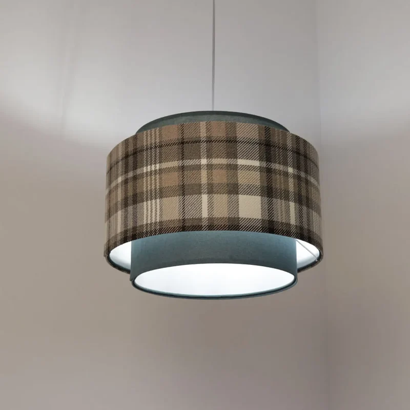Suspension Luminaire | DOBLO (Turquoise/Gris)
