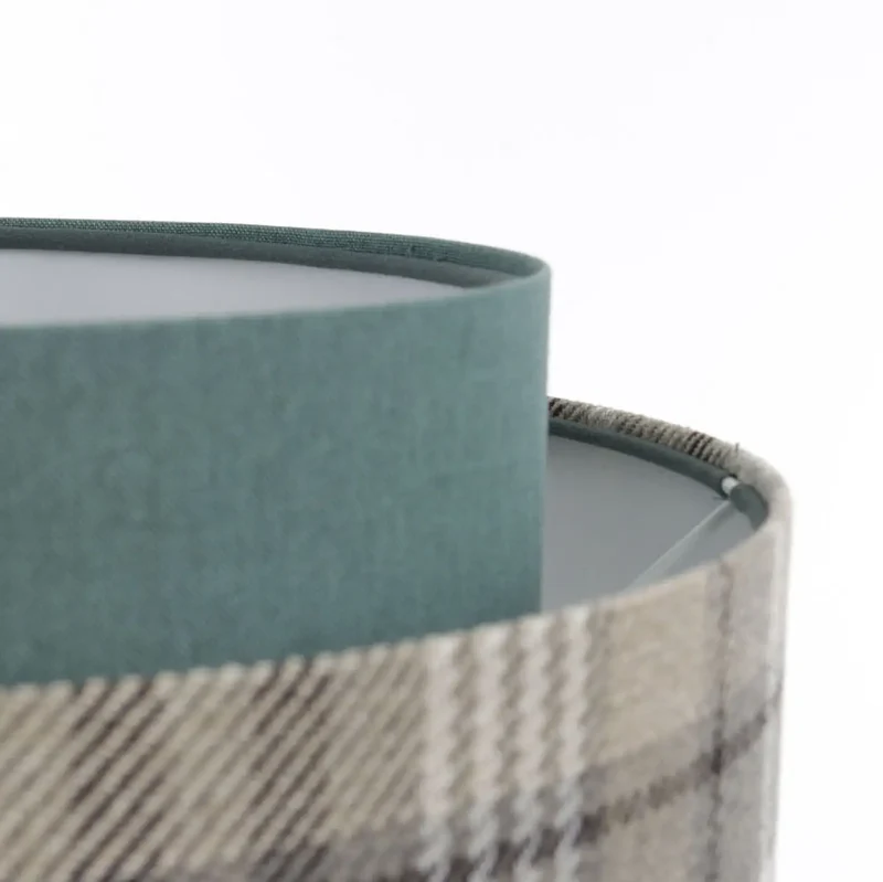 Suspension Luminaire | DOBLO (Turquoise/Gris)