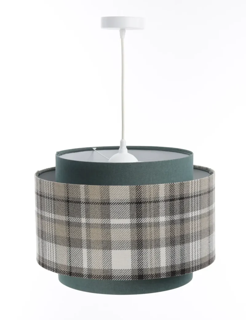 Suspension Luminaire | DOBLO (Turquoise/Gris)