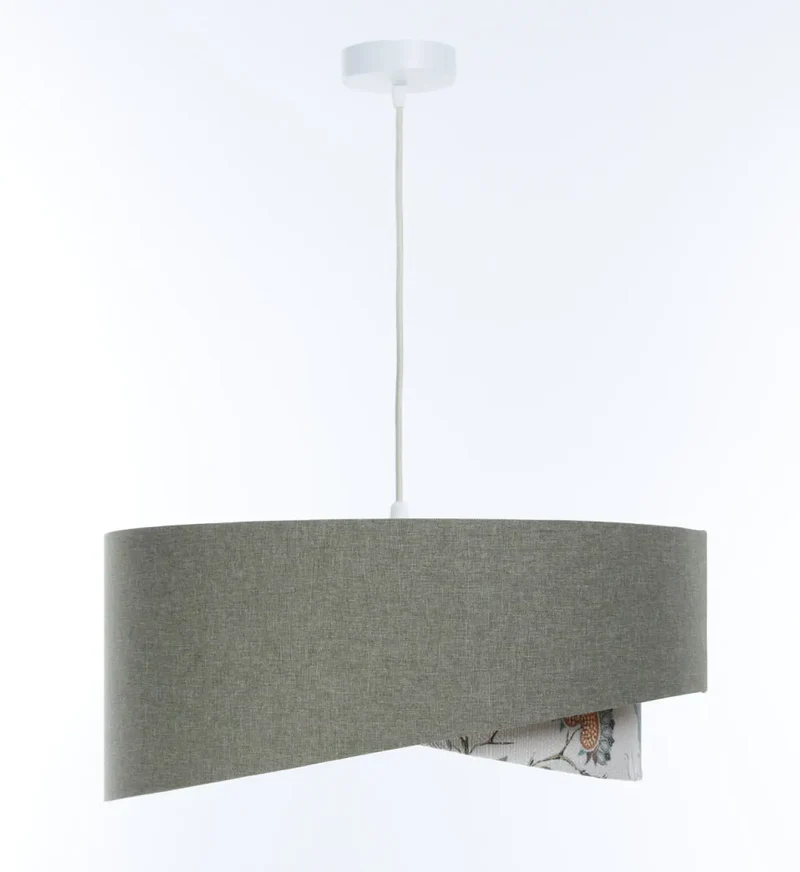 Suspension Luminaire | GALAXY BOHO ELEGANT (Gris Vert/Ecru/Orange)