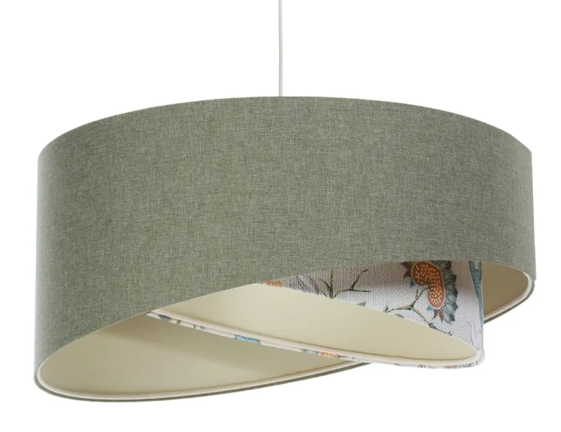 Suspension Luminaire | GALAXY BOHO ELEGANT (Gris Vert/Ecru/Orange)