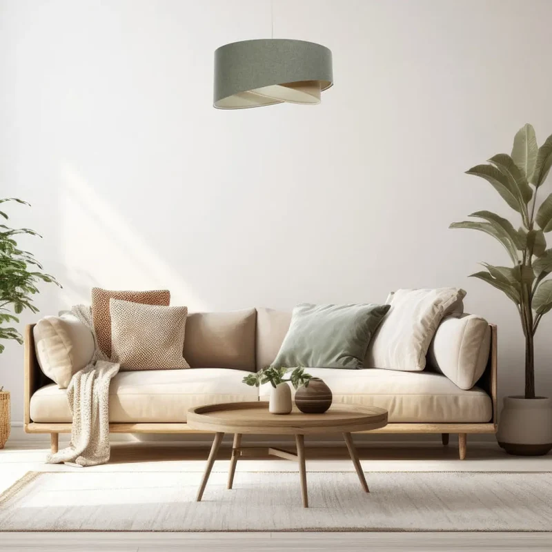 Suspension Luminaire | GALAXY BOHO ELEGANT (Gris Vert/Beige)