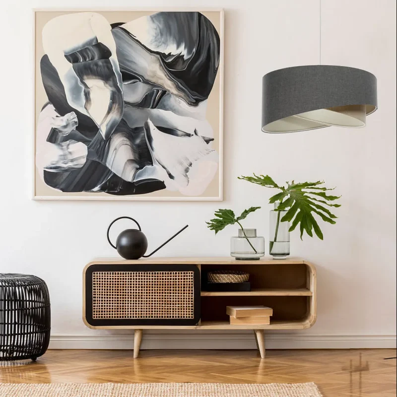 Suspension Luminaire | GALAXY BOHO ELEGANT (Graphite/Beige)
