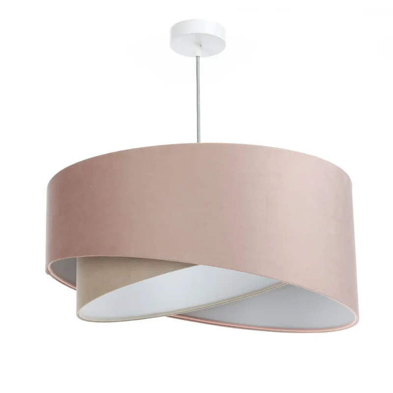 Suspension Luminaire | GALAXY JASMIN (Vieux Rose/Beige/Gris Clair)