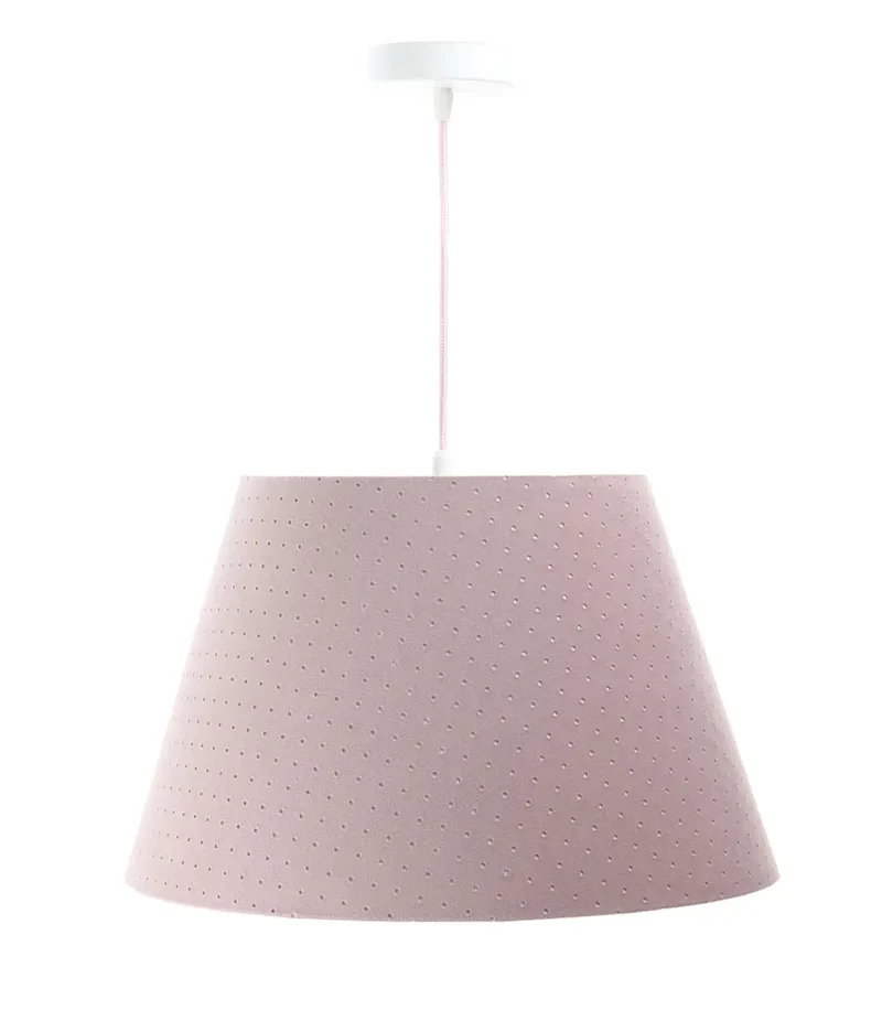 Suspension Luminaire | BELL JASMIN (Vieux Rose/Blanc)