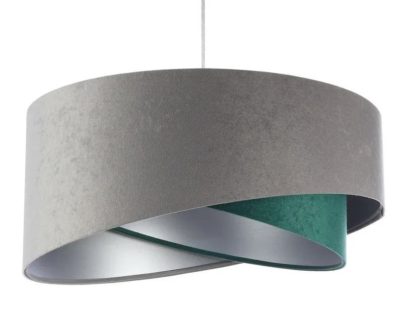 Suspension Luminaire | GALAXY VELOUR 50 cm (Gris/Vert/Argent)