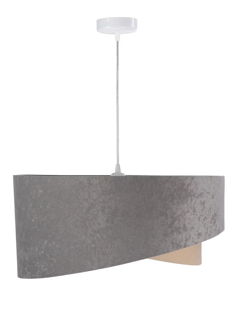 Suspension Luminaire | GALAXY VELOUR 50 cm (Gris/Beige/Argent)