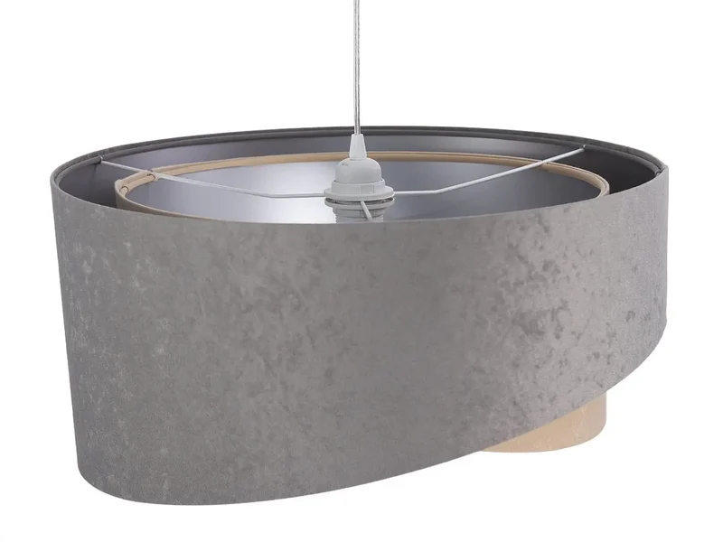 Suspension Luminaire | GALAXY VELOUR 50 cm (Gris/Beige/Argent)