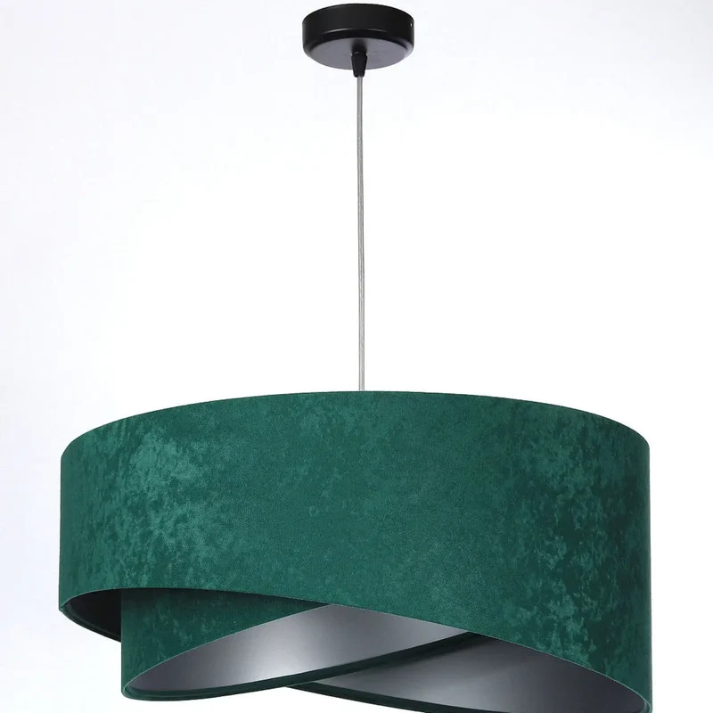 Suspension Luminaire | GALAXY VELOUR 50 cm (Vert/Argent)