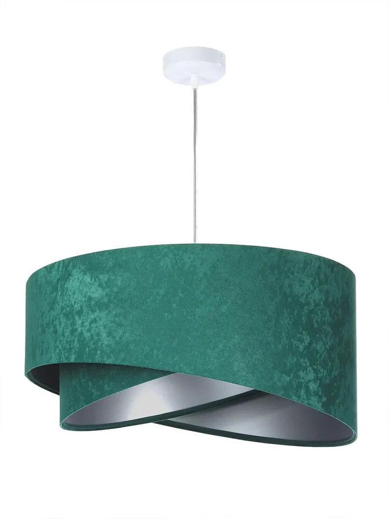 Suspension Luminaire | GALAXY VELOUR 50 cm (Vert/Argent)