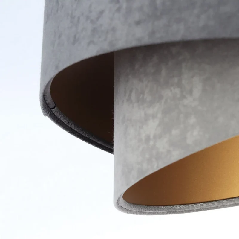 Suspension Luminaire | GALAXY VELOUR 50 cm Gris (Graphite/Gris/Doré)
