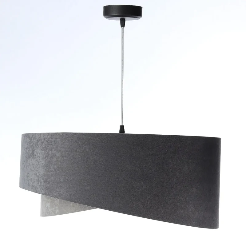 Suspension Luminaire | GALAXY VELOUR 50 cm Gris (Graphite/Gris/Doré)