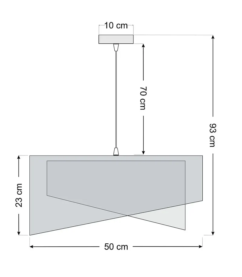 Suspension Luminaire | GALAXY VELOUR 50 cm Gris (Graphite/Gris/Doré)