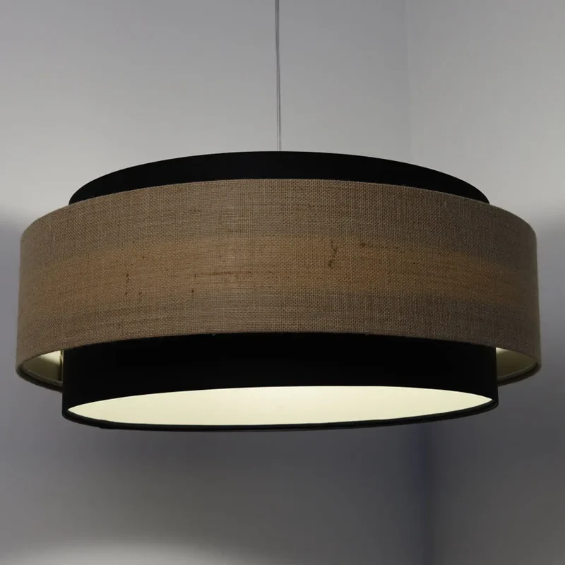 Suspension Luminaire | DOBLO CLASSIC (Noir /Beige/Ecru)