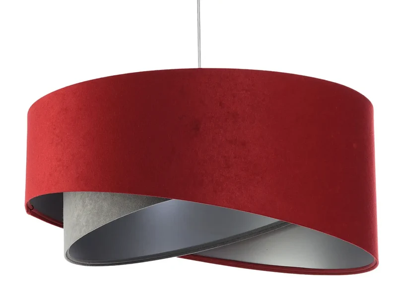 Suspension Luminaire | GALAXY VELOUR 50 cm (Bordeaux/Gris/Argent)
