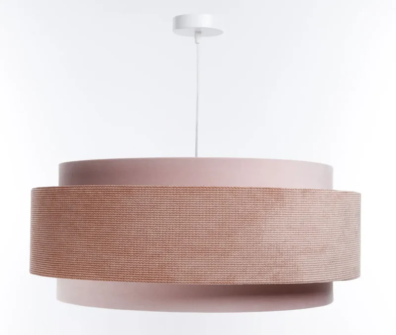 Suspension Luminaire | DOBLO CLASSIC (Rose Pâle/Blanc)
