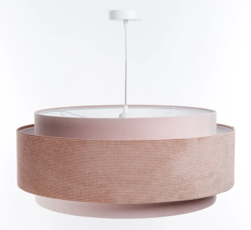 Suspension Luminaire | DOBLO CLASSIC (Rose Pâle/Blanc)