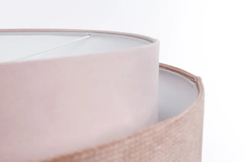 Suspension Luminaire | DOBLO CLASSIC (Rose Pâle/Blanc)