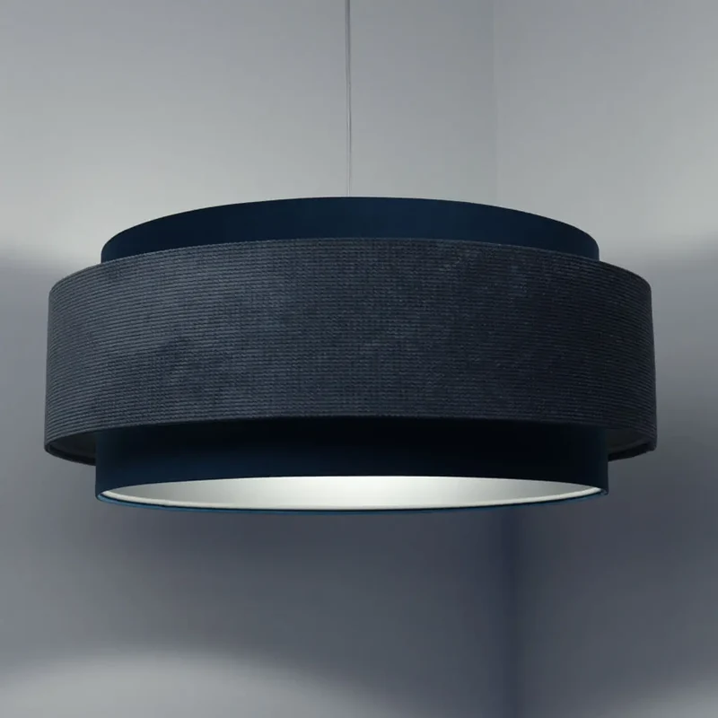 Suspension Luminaire | DOBLO CLASSIC (Bleu Clair/Argent)
