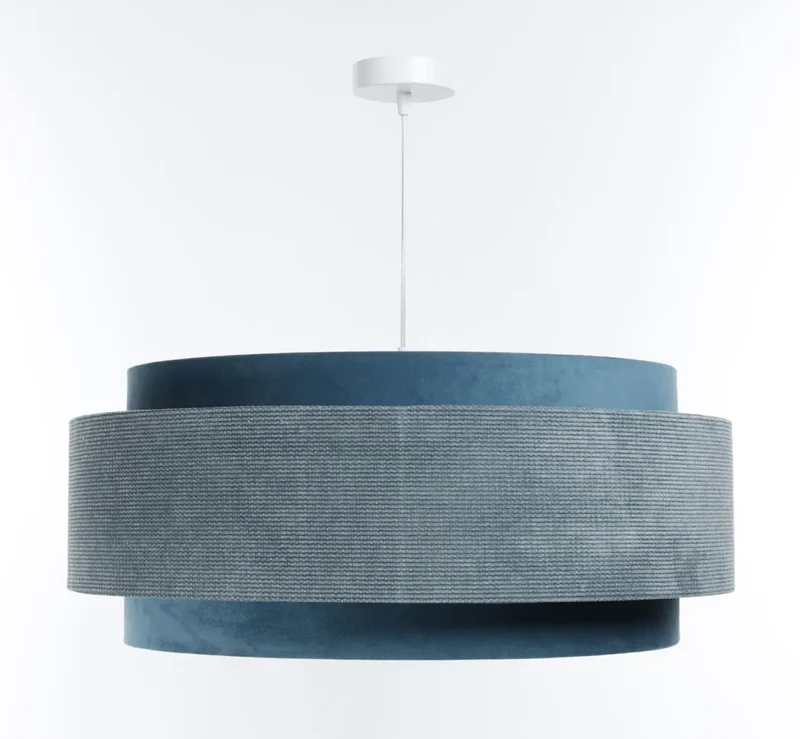 Suspension Luminaire | DOBLO CLASSIC (Bleu Clair/Argent)