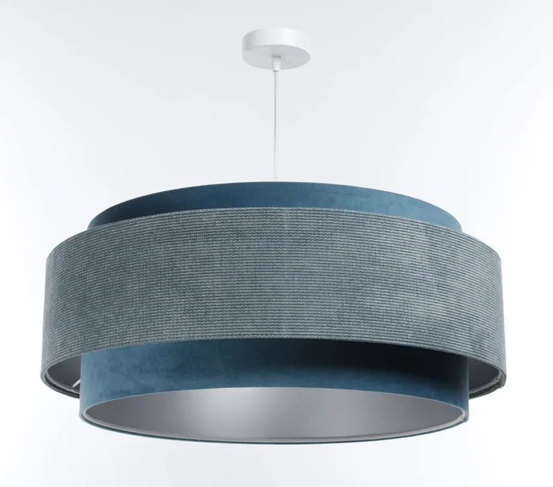 Suspension Luminaire | DOBLO CLASSIC (Bleu Clair/Argent)