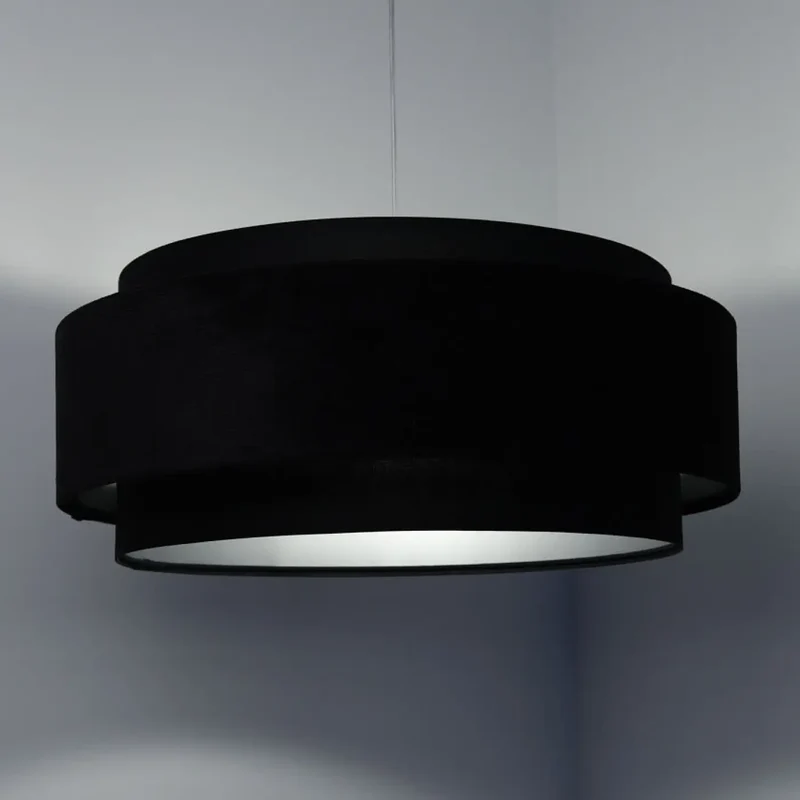 Suspension Luminaire | DOBLO CLASSIC (Noir/Argent)