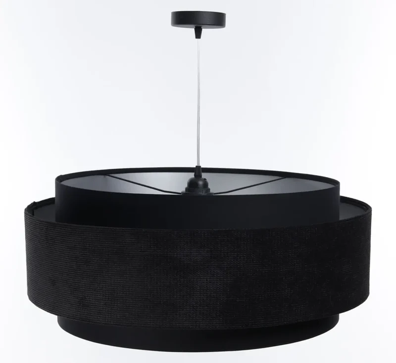 Suspension Luminaire | DOBLO CLASSIC (Noir/Argent)