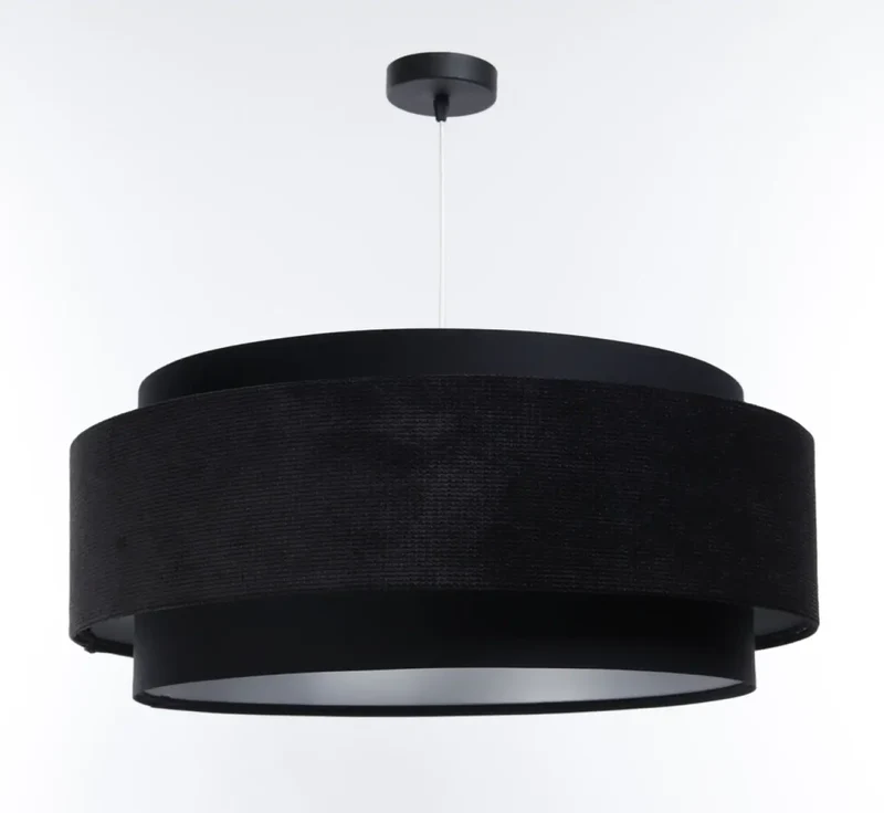 Suspension Luminaire | DOBLO CLASSIC (Noir/Argent)