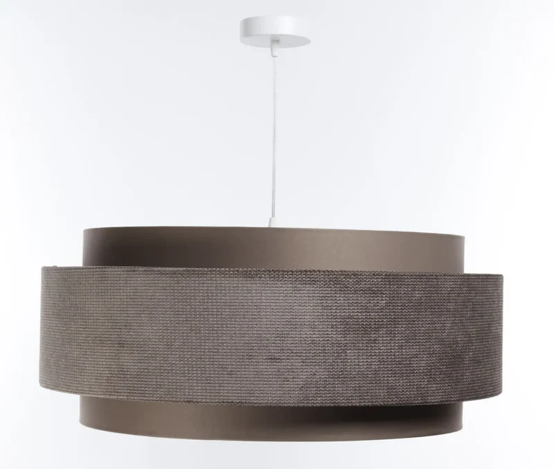 Suspension Luminaire | DOBLO CLASSIC (Marron Café/Argent)