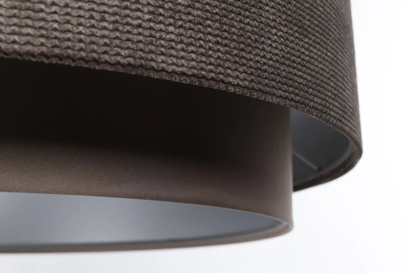 Suspension Luminaire | DOBLO CLASSIC (Marron Café/Argent)
