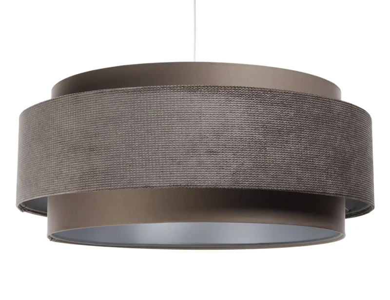 Suspension Luminaire | DOBLO CLASSIC (Marron Café/Argent)