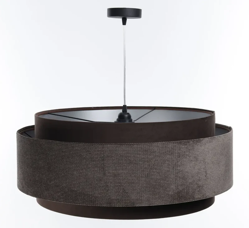 Suspension Luminaire | DOBLO CLASSIC (Marron/Argent)