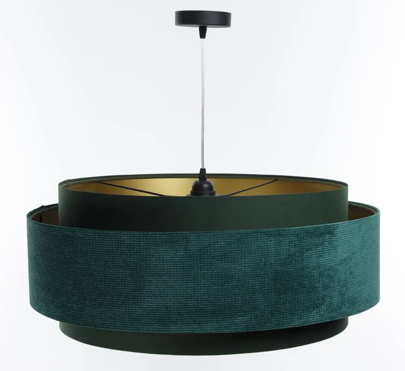 Suspension Luminaire | DOBLO CLASSIC (Vert/Doré)