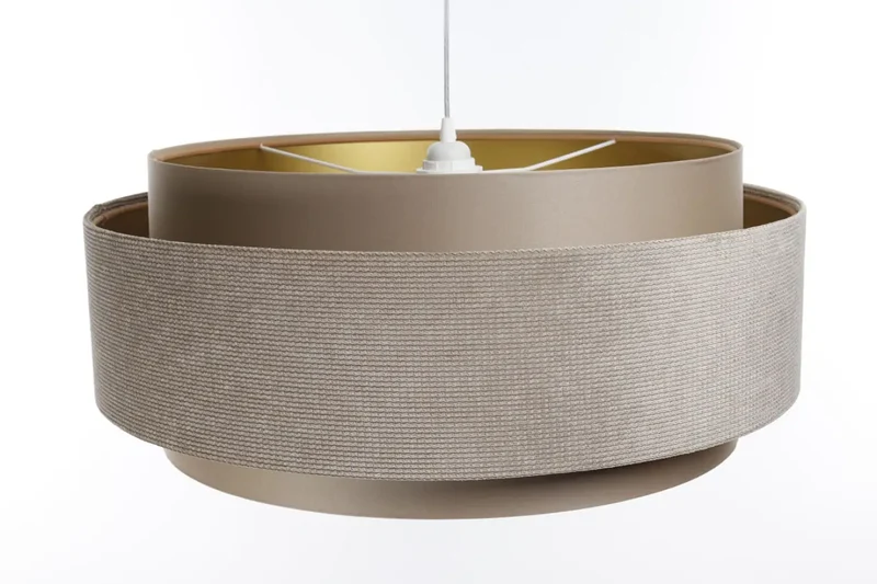 Suspension Luminaire | DOBLO CLASSIC (Beige/Doré)
